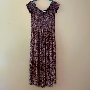 Urban outfitters midi double slit dress